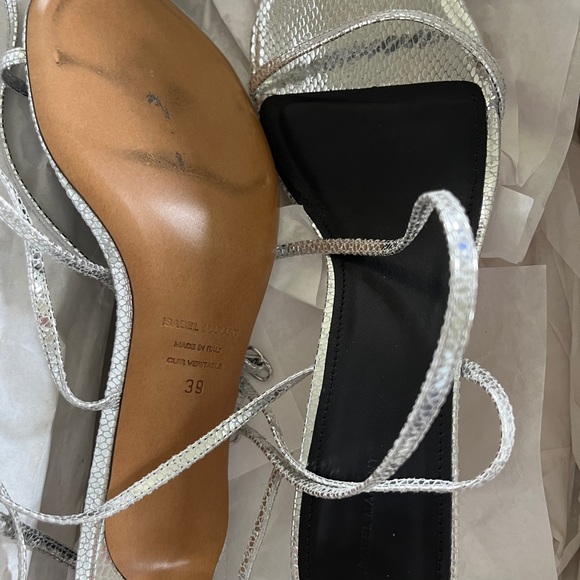 New - Isabel Marant metallic sandals - Picture 3 of 11